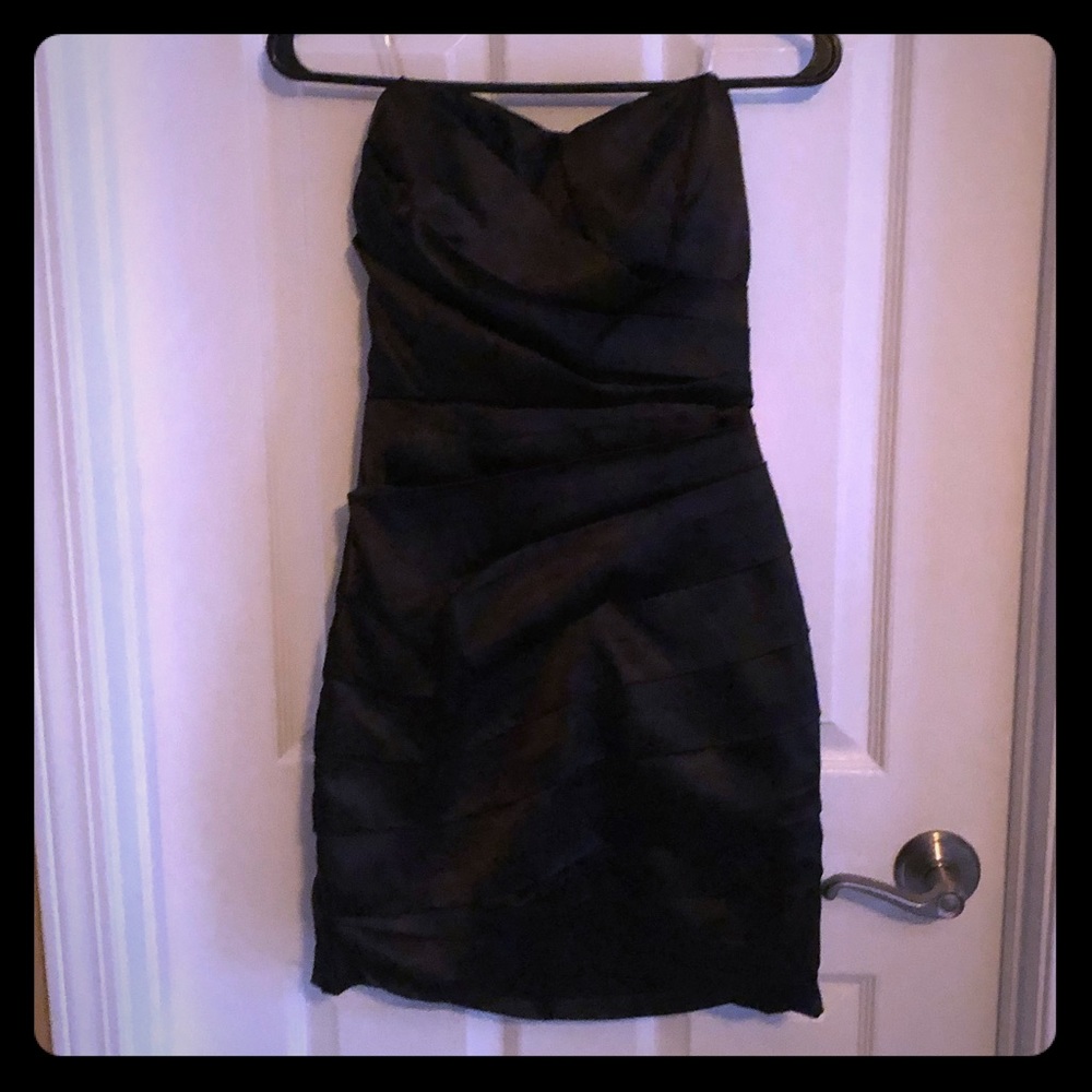 Black cocktail dress